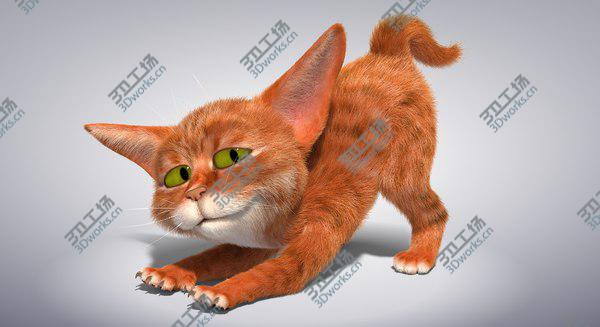 images/goods_img/20210312/Red cat (Rigged) 3D model/1.jpg